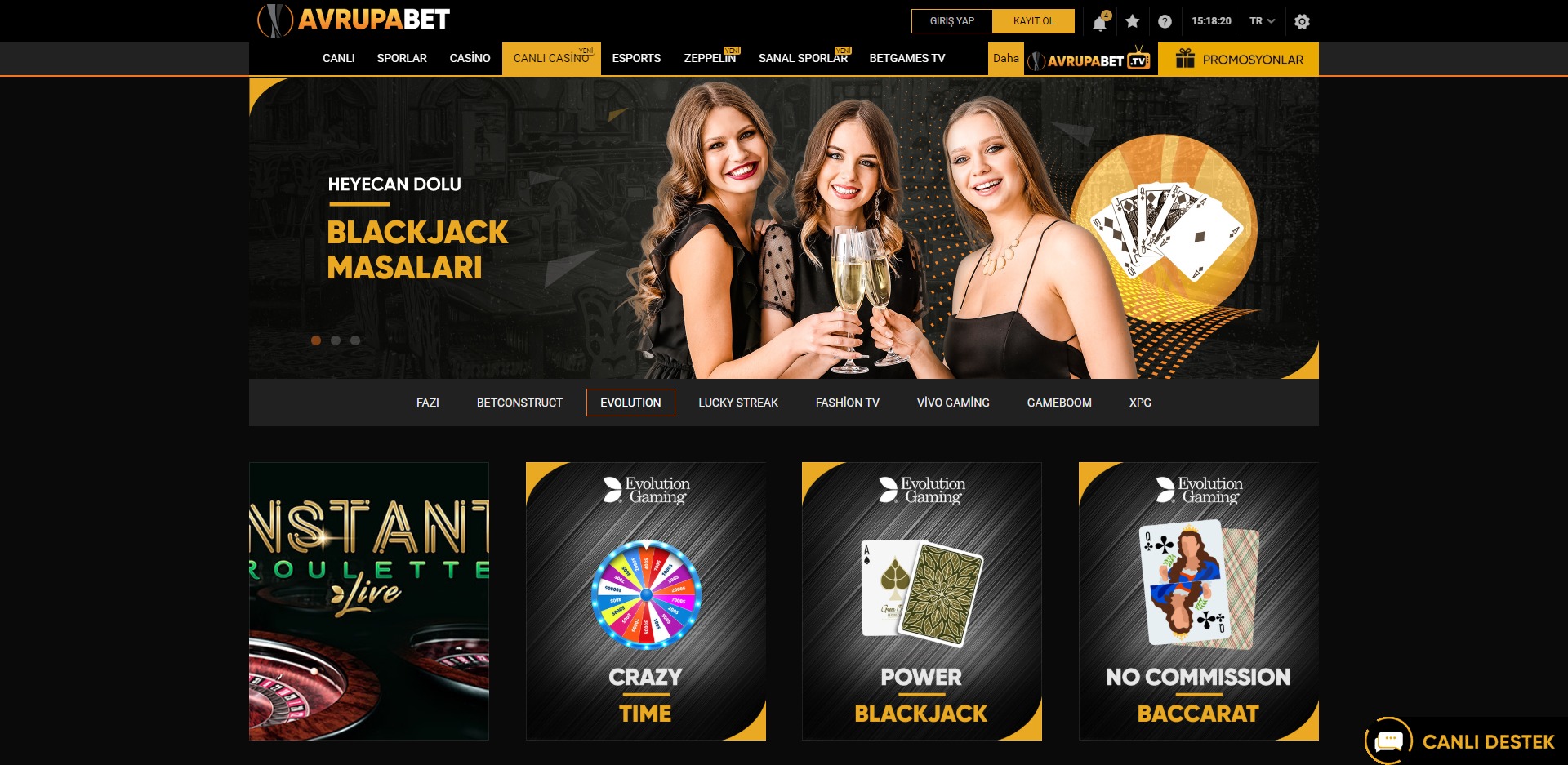 hızlıcasino İncelemesi: Canlı Bahis