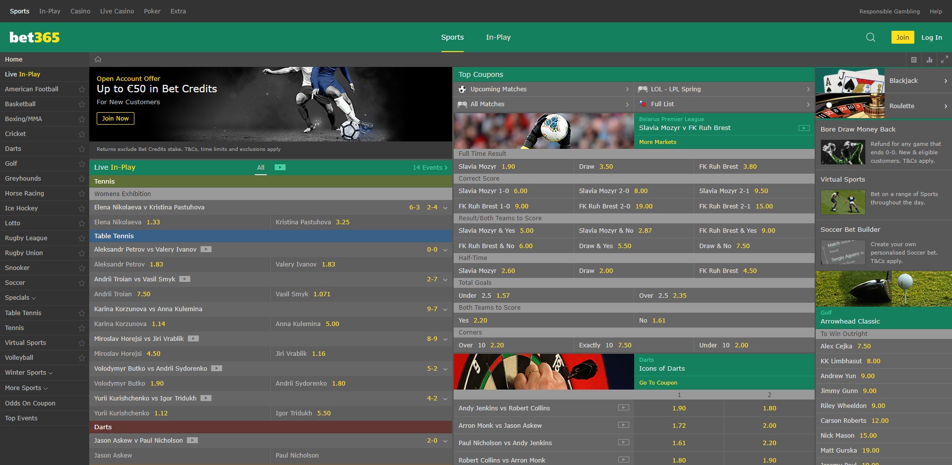 bet365 extra betting soccer