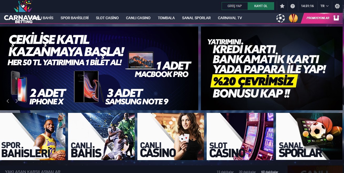 Carnavalbetting bahis sitesi 2020