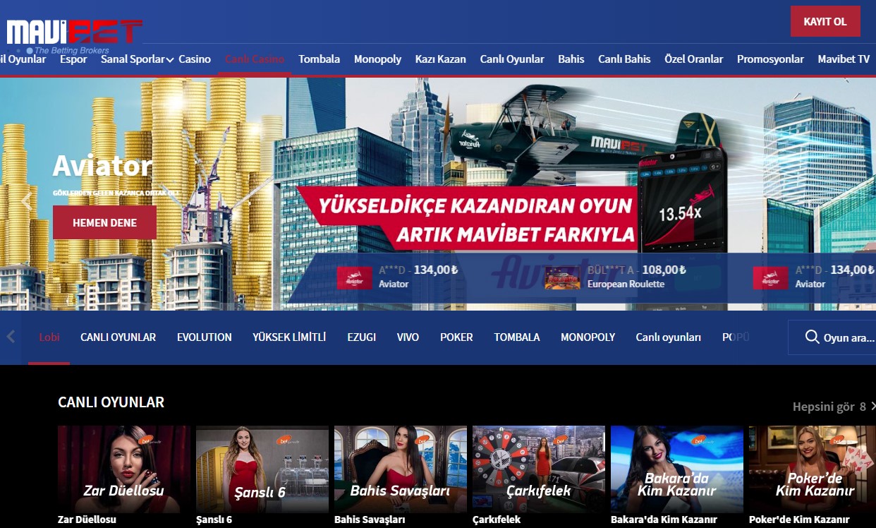 bahsine Mavibet Casino Oyunları Nasıl Oynanır