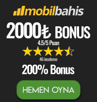 Mobilbahis %200 2000TL yeni üye bonusu