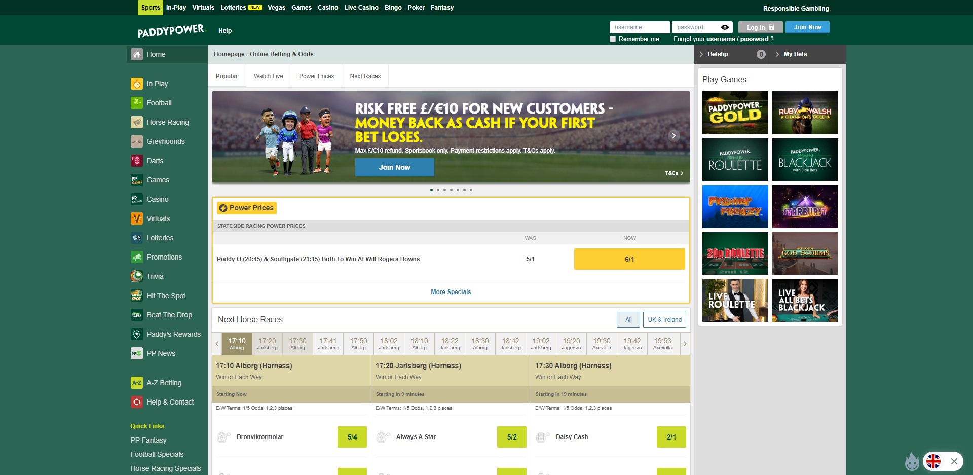 paddy power incelemesi