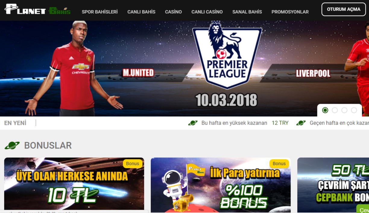 Planetbahis Oranları Giriş Ekranı