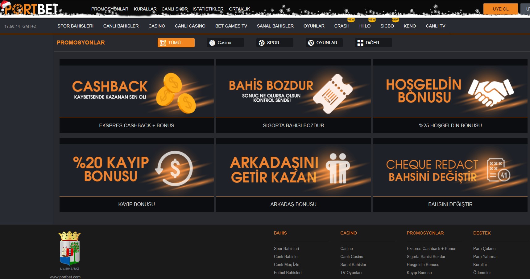 Portbet Giriş Promosyonları