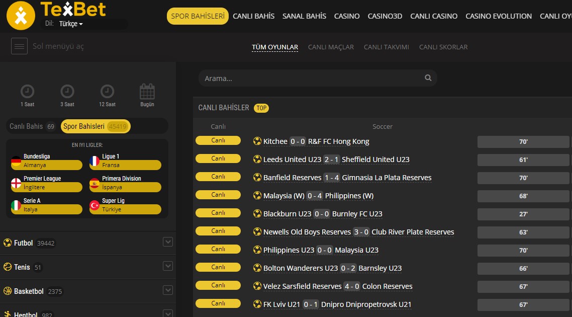 Texbet bahis sitesi